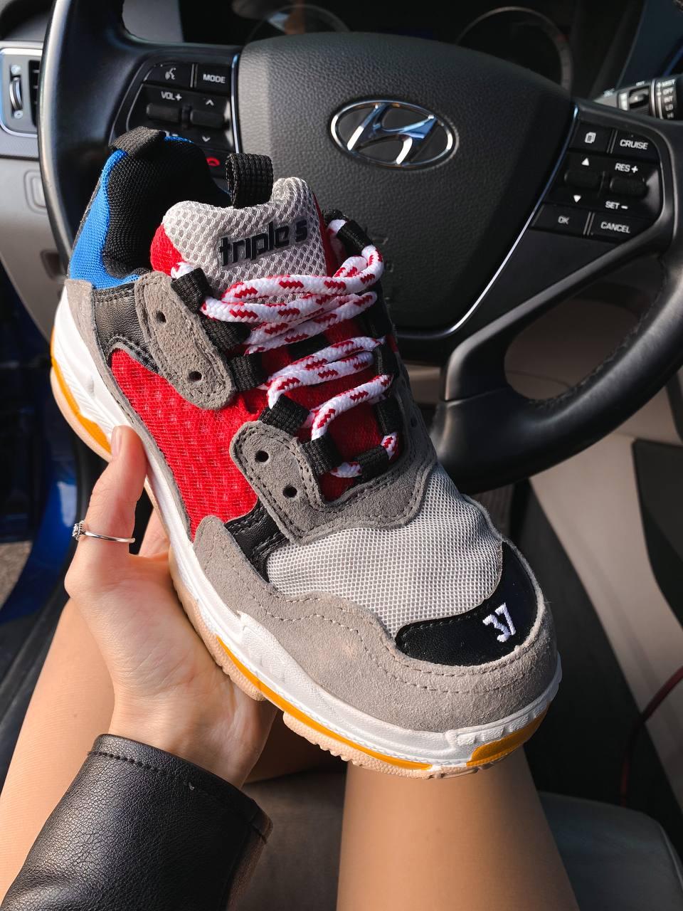 Balenciaga Triple S V1 Beige Blue Red Yellow ID