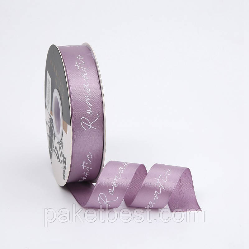 Стрічка атласна "Romantic" 2,5 см/30,15 м(33 ярда)