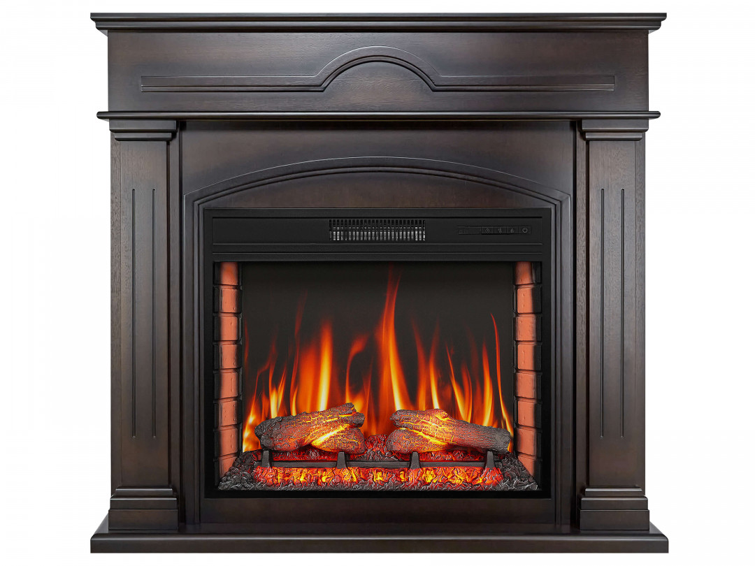 Камінокомплект ArtiFlame December AF28S махагон коричневий антик (115 х 107 х 32.5 см) зі звуком