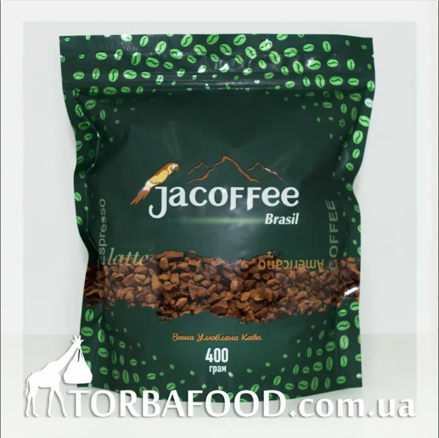 АКЦІЯ НА КАВУ 10+1 JACOFFEE BRASIL 400г+3в1 500г У ПОДАРУНОК!