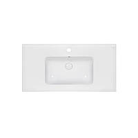 Раковина Qtap Albatross E49 1000х490х200 White с донным клапаном QT01119100E49W Vce-e То Что Нужно