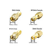 Кутовий 90° антенний перехідник RP-SMA Male - SMA Female, адаптер для подовжувача антени роутера, модему, FPV, фото 7