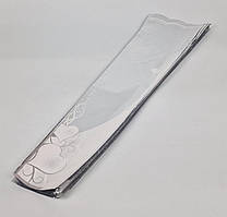 Пакети під квіти конусні з металевим ефектом з візерунками (9х21х80) 108 (1) 100 шт/уп. упаковка букетів