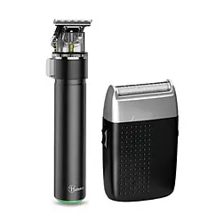 Комбо-набір Hatteker Professional Trimmer + 4D Electric Shaver Black (SK-113-BL+LK-1900-BLK)