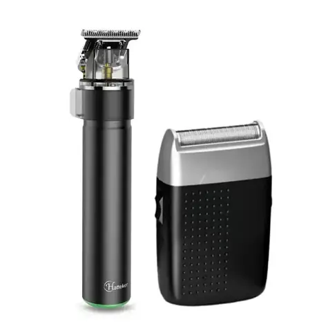 Комбо-набір Hatteker Professional Trimmer + 4D Electric Shaver Black (SK-113-BL+LK-1900-BLK), фото 1