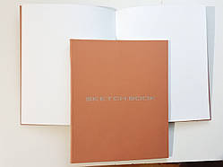 Блокнот для ескизів / скетчбук (Sketch book) / 36 аркушів / 205х168 / Ofort / теракотовий