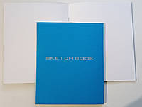 Блокнот для ескизів / скетчбук (Sketch book) / 36 аркушів / 205х168 / Ofort / синій