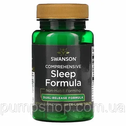 Комплекс для сну Swanson Comprehensive Sleep Formula 30 таб., фото 2