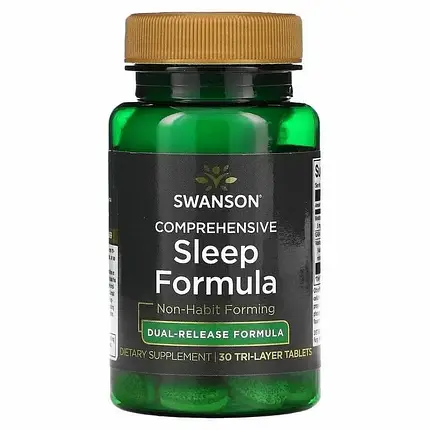 (уцінка термін по 6.24) Комплекс для сну Swanson Comprehensive Sleep Formula 30 таб., фото 1