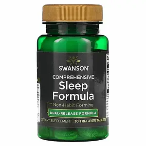 Комплекс для сну Swanson Comprehensive Sleep Formula 30 таб.