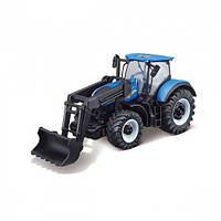 Модель серии Farm - ТРАКТОР NEW HOLLAND T7.315 с фронтальным погрузчиком (синий, 1:32) Vce-e То Что Нужно