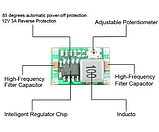 Конвертер знижувальний модуль mini-360 DC-DC 3A, фото 2