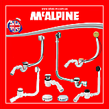 Зливний корок клік-клак для ванни або душового піддона білий PLUGCB-AUT-52-WH McAlpine, фото 7