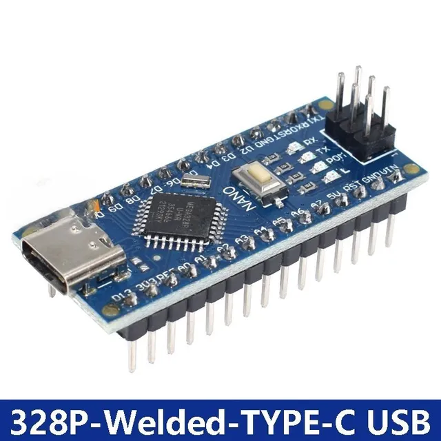 Arduino Nano V3.0 Atmega328P Type-C, фото 1