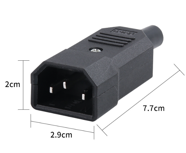 Разъем вилка разборная, C14 10A (ID#1783214116), цена: 30 ₴, купить на ...