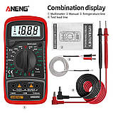 Цифровий мультиметр Aneng AN8205C червоний, фото 2