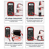 Цифровий мультиметр Aneng AN8205C червоний, фото 9
