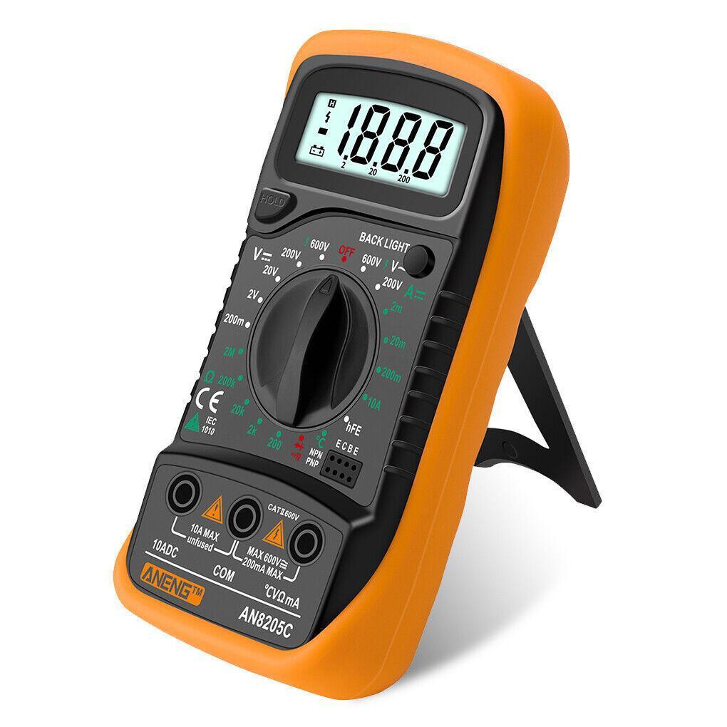 Цифровий мультиметр Aneng AN8205C жовтий