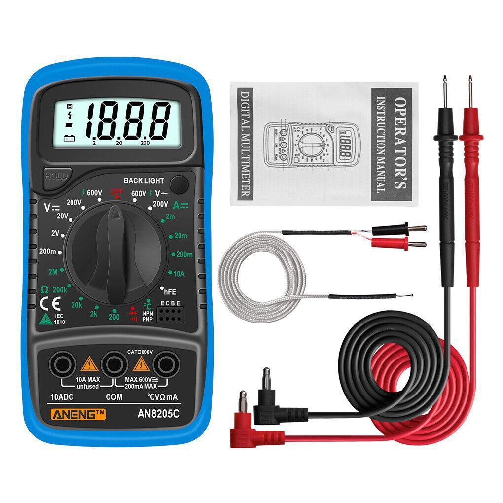 Цифровий мультиметр Aneng AN8205C синій