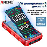 Цифровий автоматичний мультиметр тестер ANENG 682 Червоний, фото 4