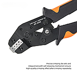 Кримпер SN 2549, кліщі для обтиску дротів.  AWG 28-18 (0.08-0.5/0.25/0.5/1.0mm2), фото 2