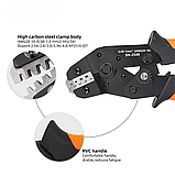 Кримпер SN 2549, кліщі для обтиску дротів.  AWG 28-18 (0.08-0.5/0.25/0.5/1.0mm2), фото 5