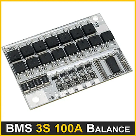 BMS 3S 100A 12.6В Контролер заряджання Li-ion батарей, балансування