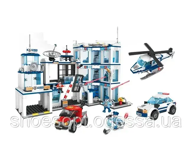 Конструктор Поліцейська ділянка: 950 деталей, фото 1