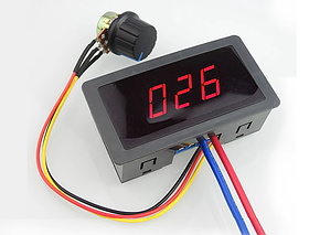 Цифровий ШІМ — контролер керування, регулятор обертів двигуна ZFX-1865 6-30 V, 0-100%, 6A