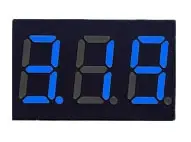 Вольтметр 0,36" DC 2.5-30 В (сині цифри) дисплей