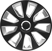 Колпаки на колеса R13 Elegant Stratos RC black&silver
