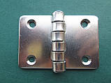 Петля для важких конструцій 90х60х3 мм, нержавіюча сталь А2 (AISI 304), фото 9