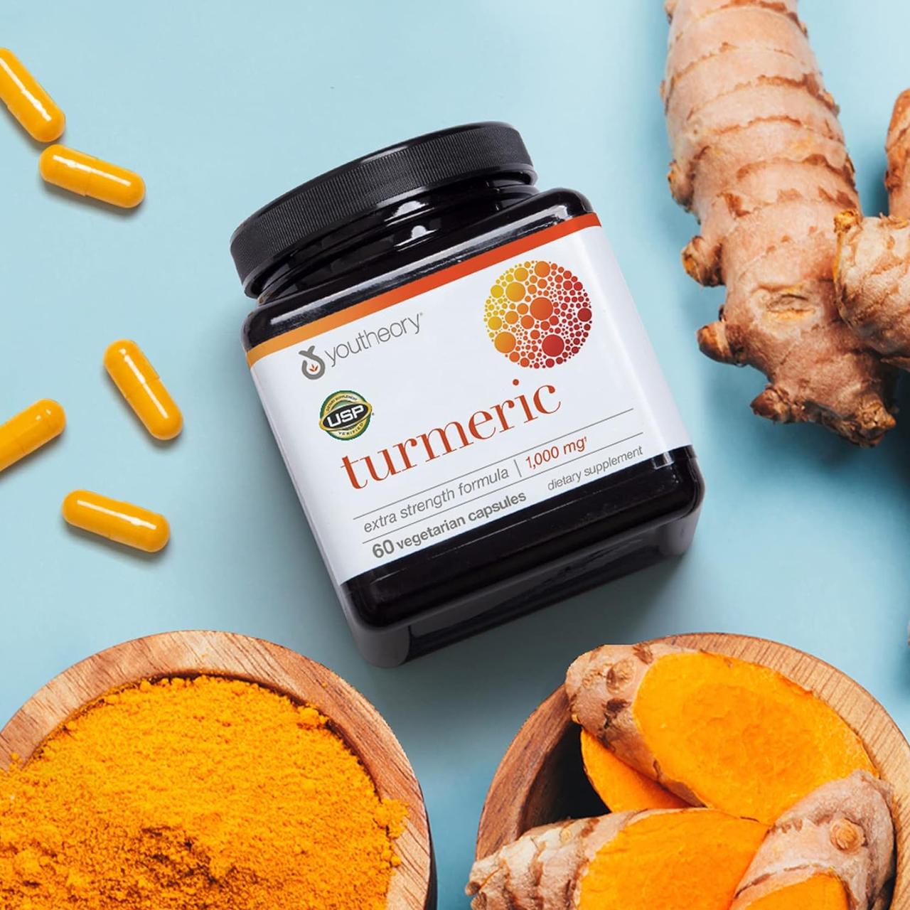 Youtheory Turmeric Curcumin 60 таблеток