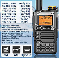 Портативна рація Quansheng UV-K5 (8), 50-600MHz 5W 2023 FM AM Type-C, 5 ВТ, тип-С