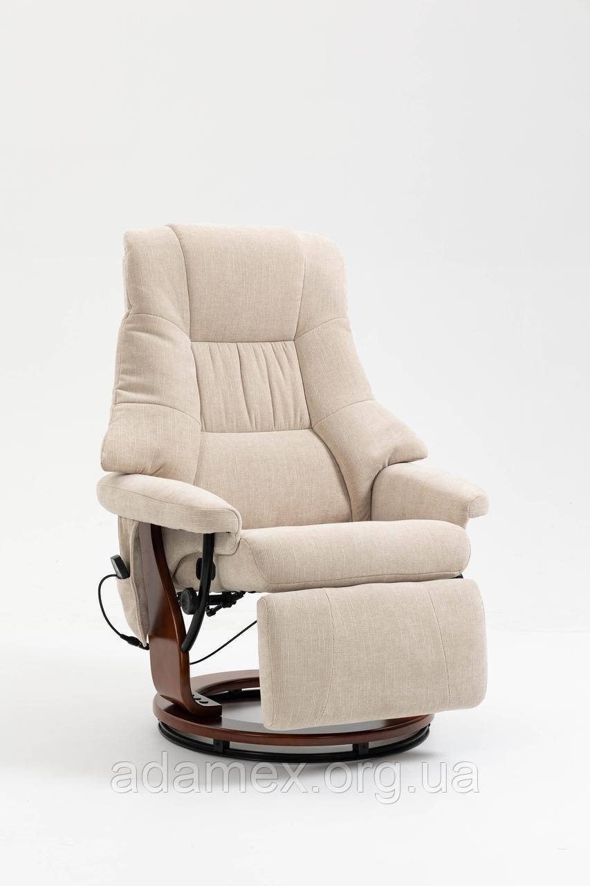 Крісло Avko Style ARMH 001 Beige -бежевое  з масажем, підігрівом і підставкою для ніг