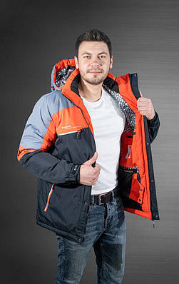 Куртка термозима Snow M-XXXL арт.1640, Салатовий,XXL, 52 M, 46, Помаранчевий