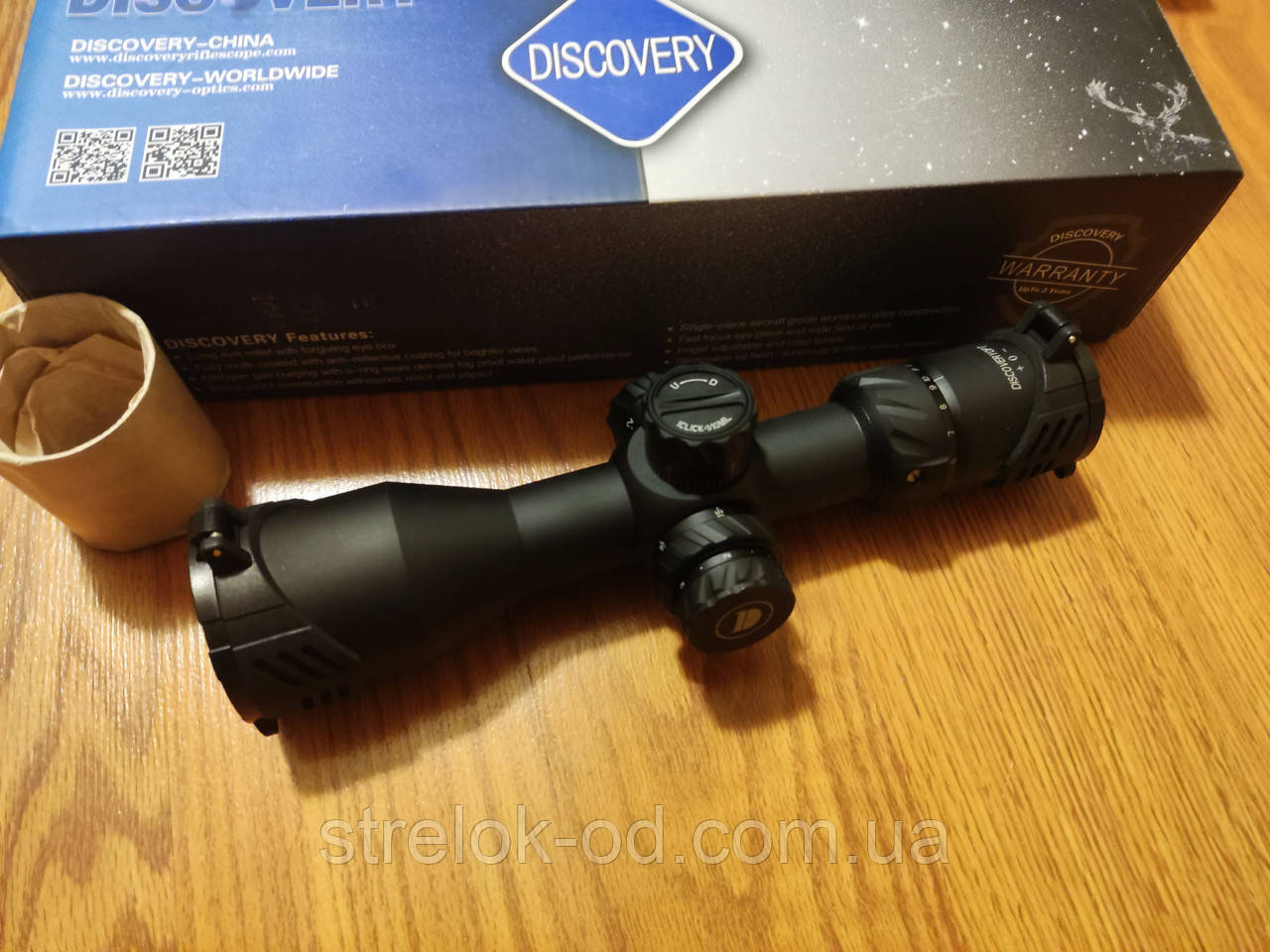 Приціл Discovery HD 3-12X44 FFP SF Compact з Zero Lock сіткою DLTW FFP IR-MIL і підсвіткою