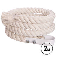 Спортивний канат для лазанья 2 м з кріпленням R-3898-2