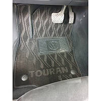 Автокилимки ворсові в салон VW Touran (2015-) комплект текстильних килимків для автомобіля