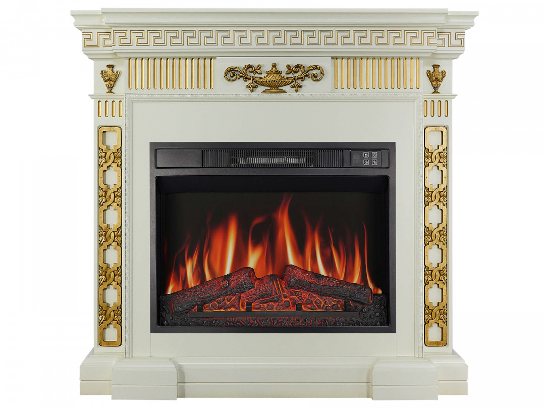 Камінокомплект ArtiFlame Greece AF23S білий ваніль (98 х 92.2 х 32.5 см) зі звуком