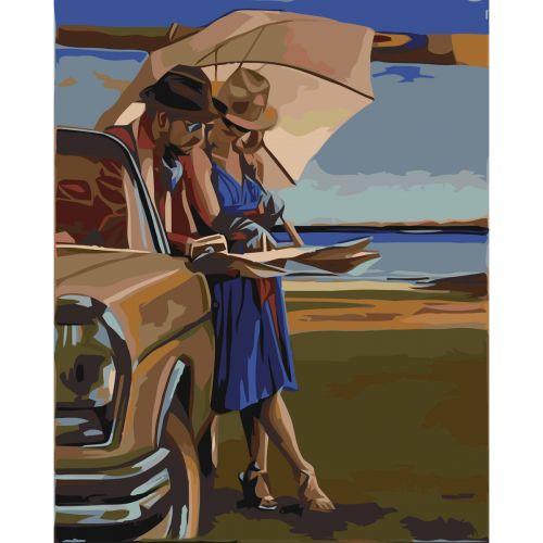 Картина за номерами 0310 ОРТ Пара у 70-х 40*50 [tsi183278-TSI], фото 1