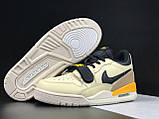 Чоловічі кросівки Nike Jordan Legacy 312 Low молодіжні шкіряні бежеві, фото 7