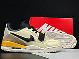 Чоловічі кросівки Nike Jordan Legacy 312 Low молодіжні шкіряні бежеві, фото 5