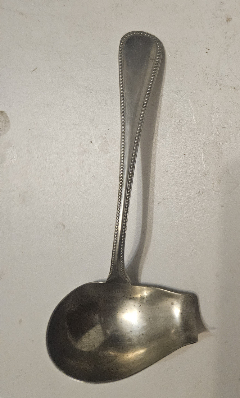 Вінтажний ополоник посрібний, фото 1