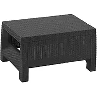 Столик пластиковый для улицы Keter 241945 Corfu Table садовый графит