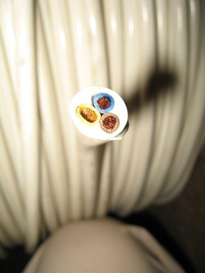 Кабель, провід ПВС 3х6 Одесса Каблекс (кратно 5м), фото 1