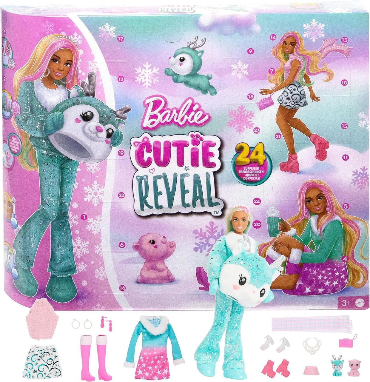 Адвент-календарь Barbie Cutie Reveal Barbie Cutie Reveal Advent Calendar HJX76 - фото 2 - id-p2056065786