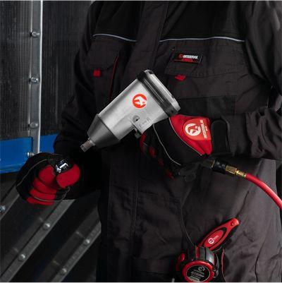 Гайковерт пневматичний у кейсі + набір головок 17 од. 1/2