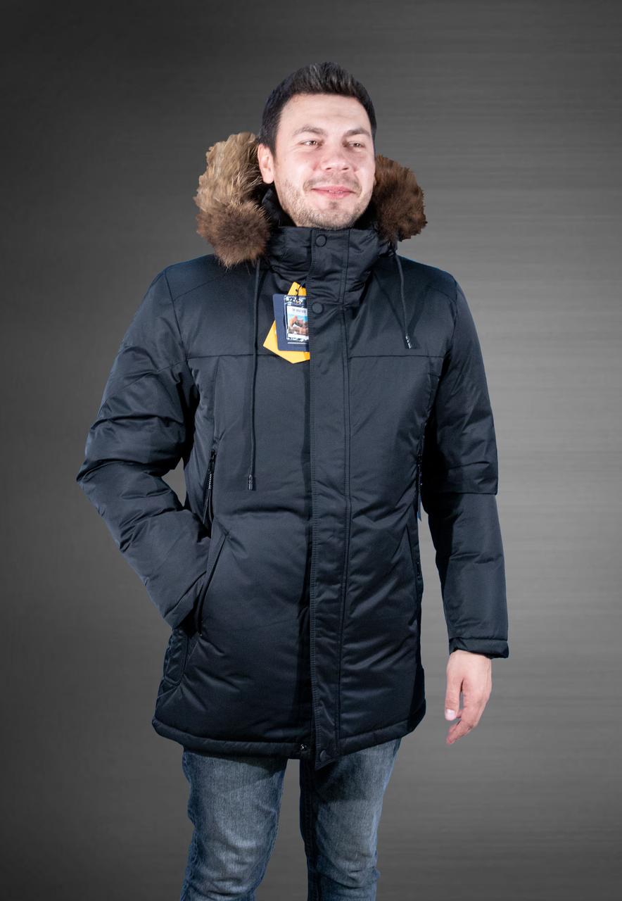 Куртка чоловіча зимова Saz, Темно-синій,L, 48