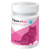 Добавка ЕФЕКТВЕТ для котів з біотином 100 таблеток